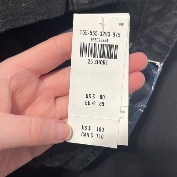 NWT Abercrombie black loose jeans - Picture 4 of 4